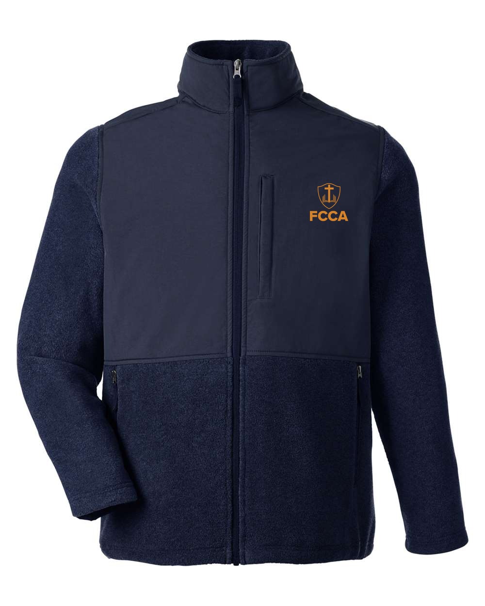 FCCA hybrid full-zip jacket in navy from the Seahawks store